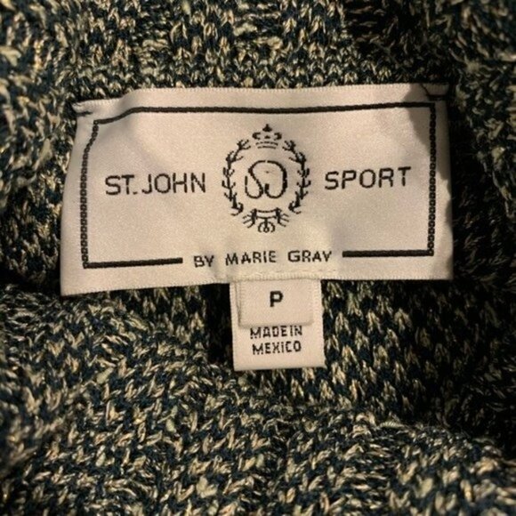 St. John Rare Vintage Embellished Knit Sweater Vest Women’s Size 2 - Picture 5 of 14